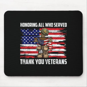 Denjenigen, die gedient haben, zu ehren. Danke Vet Mousepad