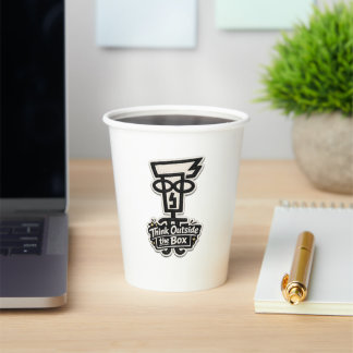 💡 Denk außerhalb der Box – Inspiration Coffee Mug Pappbecher