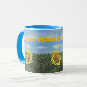 Denk daran, glücklich zu sein tasse