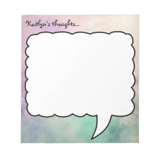 Denkbares Blasebalgie-Brainstorming Dry Erase Boar Notizblock