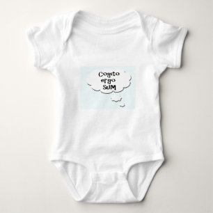 Denkblase - Cogito ergo sum - Ich denke, es gibt f Baby Strampler