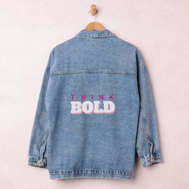 Denke an eine mutige Jeansjacke (Hangar)