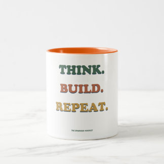 Denke Baue Wiederhole Ingenieur Zweifarbige Tasse