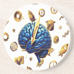 Denke Größer – Brain Energy Untersetzer Set