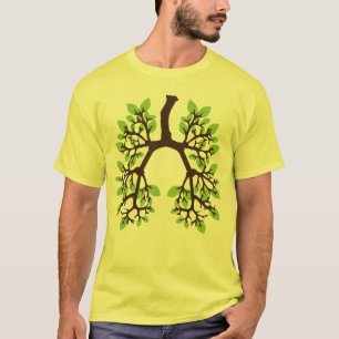 Denke ökologisch atmen Grün T-Shirt