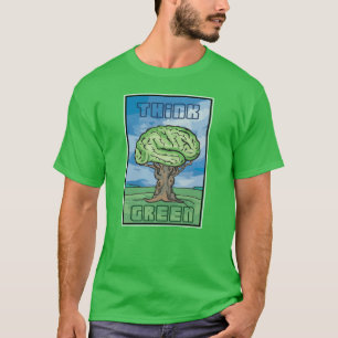 Denke ökologisch Brain T-Shirt