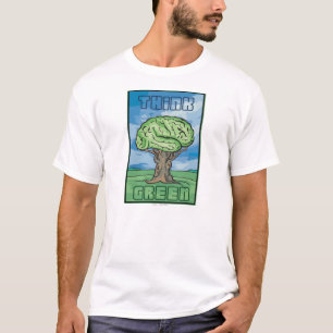 Denke ökologisch Brain T-Shirt