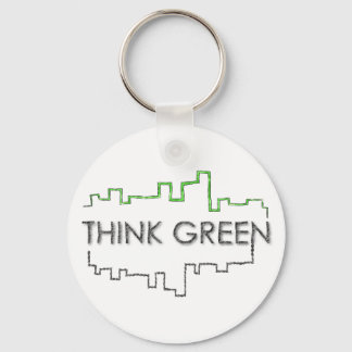 Denke ökologisch City Skyline Design | SCHLÜSSELAN Schlüsselanhänger