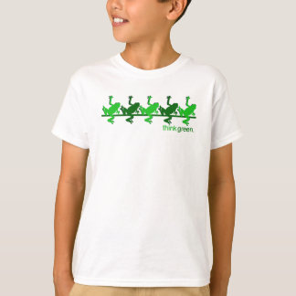 Denke ökologisch-Frösche T-Shirt