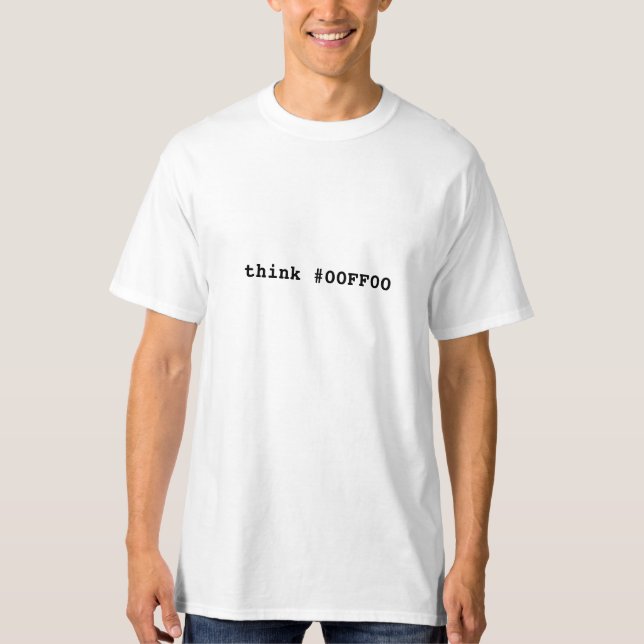 Denke ökologisch - Geek RGB Version 2 T-Shirt (Vorderseite)