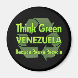 Denke ökologisch Venezuela Magnet