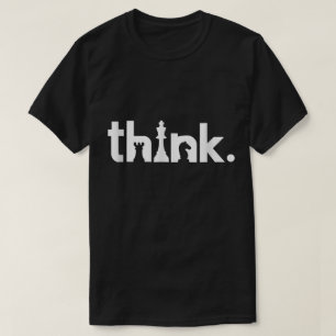 Denke Schach Strategie Design T-Shirt