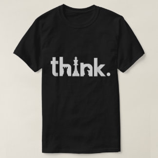 Denke Schach Strategie Design T-Shirt