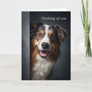 Denken an Dich Australian Shepherd Karte