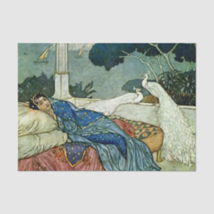 „Denken an Lady Yang“ von Edmund Dulac Seidenpapier