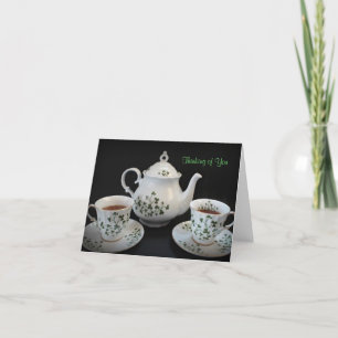 Denken an Sie Anmerkung Card~Shamrock Entwurf Karte