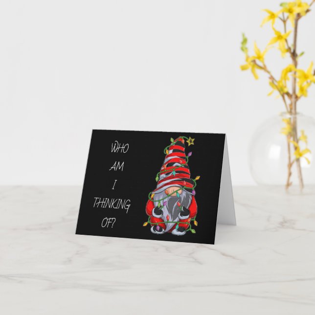 DENKEN AN "SIE" AUF DER "CHRISTMAS"-KARTE KARTE (Gelbe Blume)