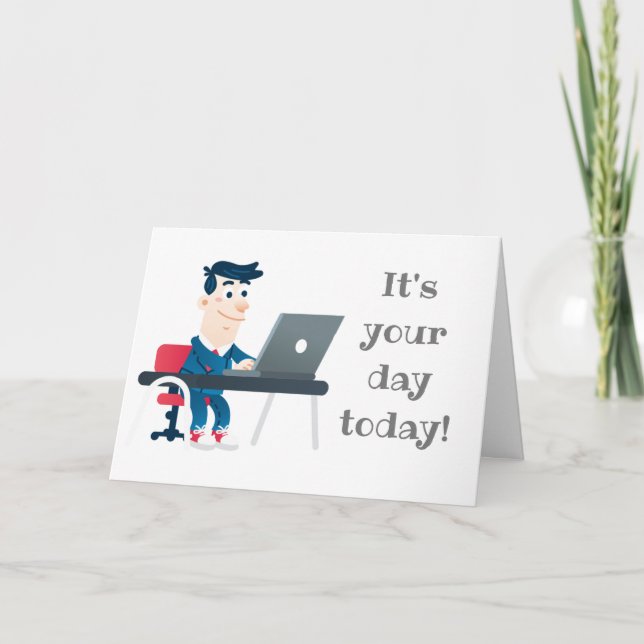 DENKEN AN "SIE" AUF IHRER **GEBURTSTAG** KARTE (Vorderseite)