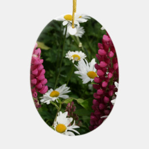 Denken an Sie Blumenblüten Keramikornament