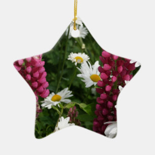 Denken an Sie Blumenblüten Keramikornament