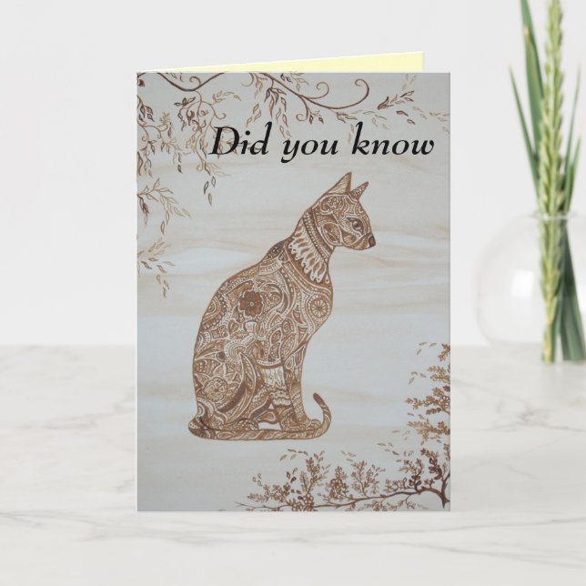 Denken an Sie Karte (Vorderseite)