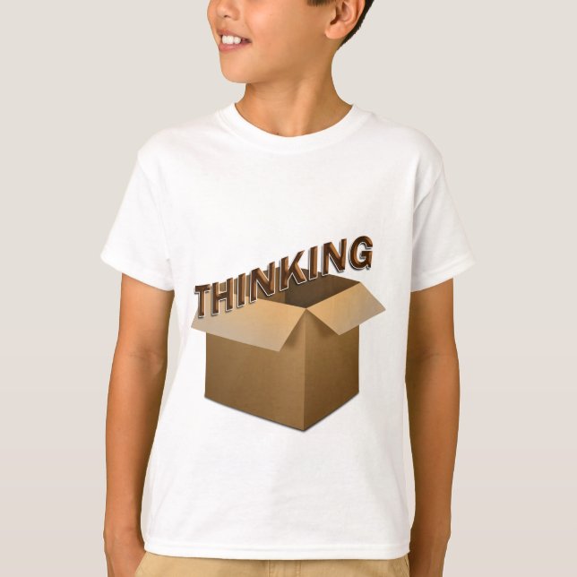 Denken außerhalb der Schachtel T-Shirt (Vorderseite)
