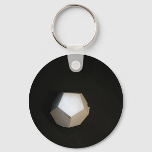 Denken außerhalb des Dodecahedron Schlüsselanhänger
