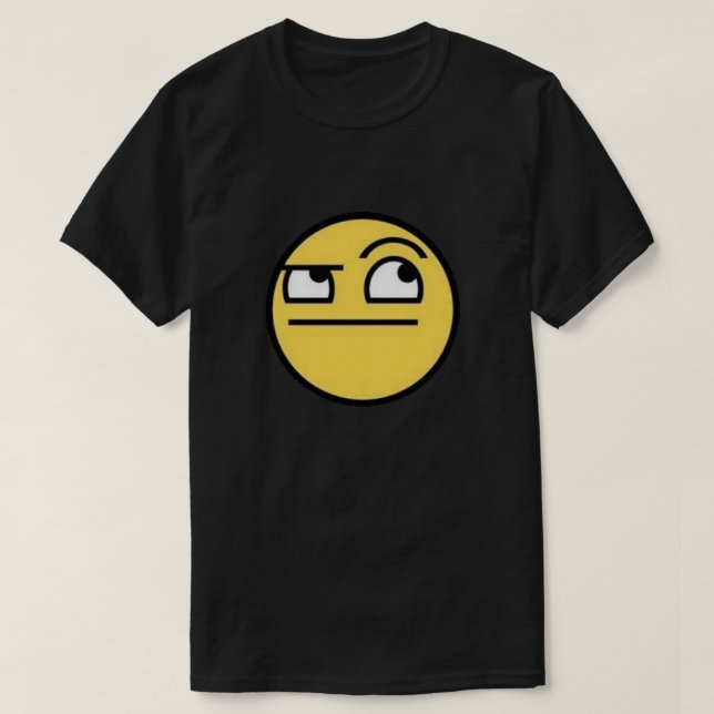 Denken? Emoticon-T - Shirt (Design vorne)
