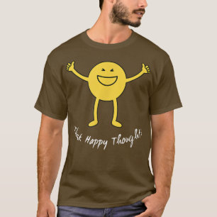 Denken glückliche Gedanken Niedlich Gelb Lächeln G T-Shirt