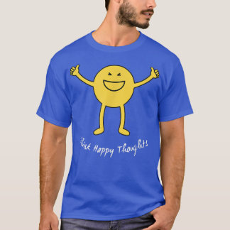 Denken glückliche Gedanken Niedlich Gelb Lächeln G T-Shirt