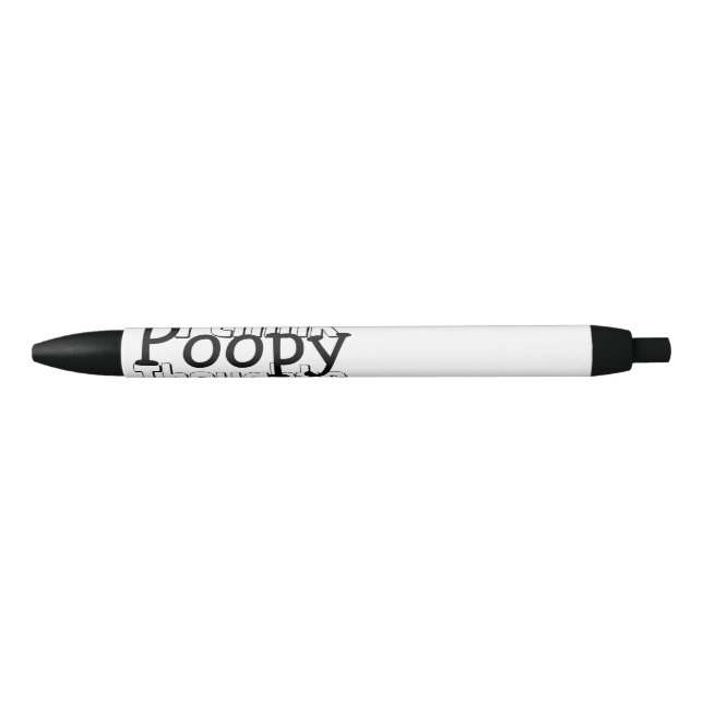Denken Poopy Gedanken Kugelschreiber (Vorderseite)