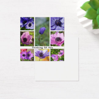 Denken Sie an Anemone Foto Collage