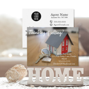 Denken Sie an bewegliche Agent-Tasten des realen A Postkarte