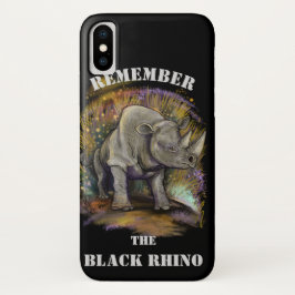 Denken Sie an Black Rhino Case-Mate iPhone Hülle