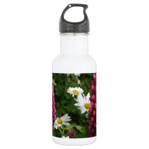 Denken Sie an Blumenblüten Trinkflasche