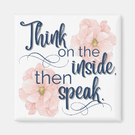 Denken Sie an das Innere hübsch Magnet