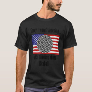 Denken Sie an das Kickball Hobby Sport Training T-Shirt