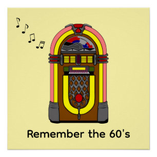 Denken Sie an den "60er Poster