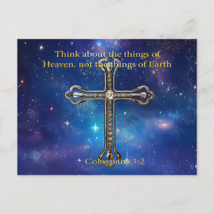 Denken Sie an den Himmel Postkarte