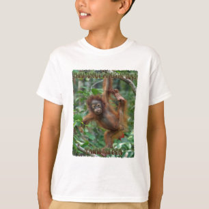 Denken Sie an den kleinen Typ-Orang-Utan T - Shirt