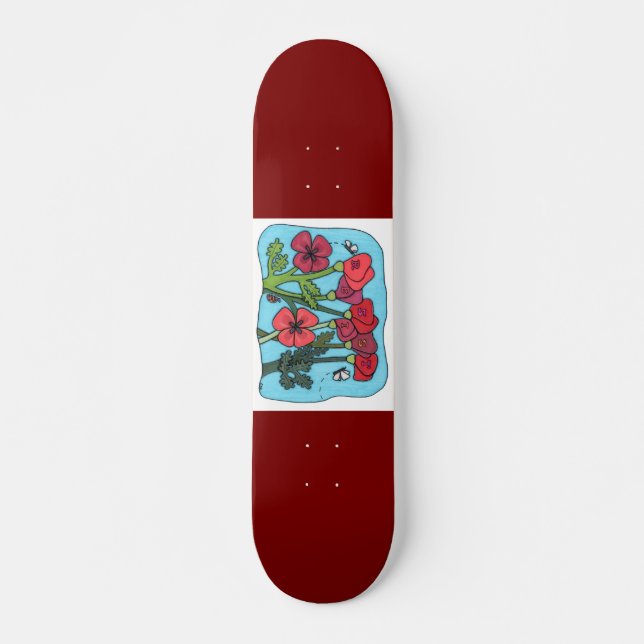 Denken Sie an die Widerständler Skateboard (Vorne)