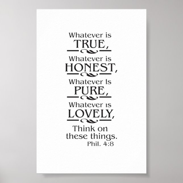 Denken Sie an diese Dinge Poster (Vorne)