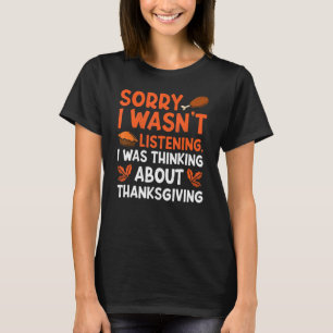 Denken Sie an Erntedank dank Thanksgi T-Shirt