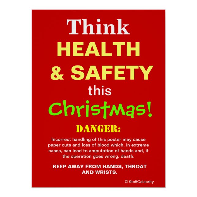 Denken Sie an Gesundheit und Sicherheit dieses Wei Poster (Vorderseite)