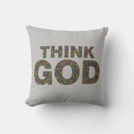 Denken Sie an Gott Kissen