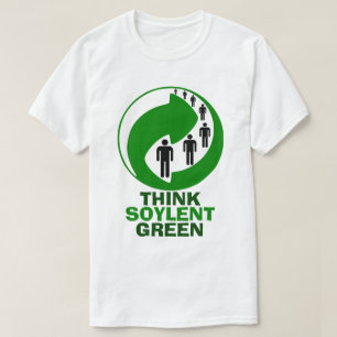 Denken Sie an grünen T - Shirt