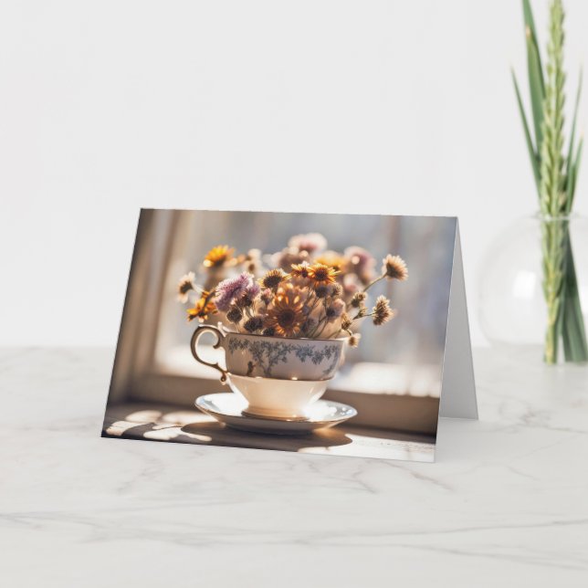 Denken Sie an Ihr Coffee Bouquet Karte (Vorderseite)