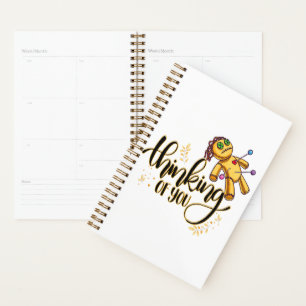 Denken Sie an Ihr Funny Halloween Voodoo Doll Planer