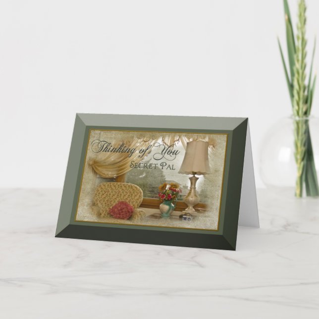 Denken Sie an Ihr SECRET PAL - BLANK NOTE CARD Karte (Vorderseite)