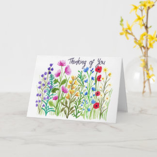 Denken Sie an Ihre Blume Karte
